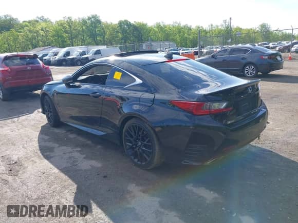 2016 Lexus RC 350 F Sport with VIN JTHSE5BC3G5006739, listed as a IAAI auction lot 42149914 with 97,244 mi miles and . Bid and sale history available at DreamBid. Image 3.