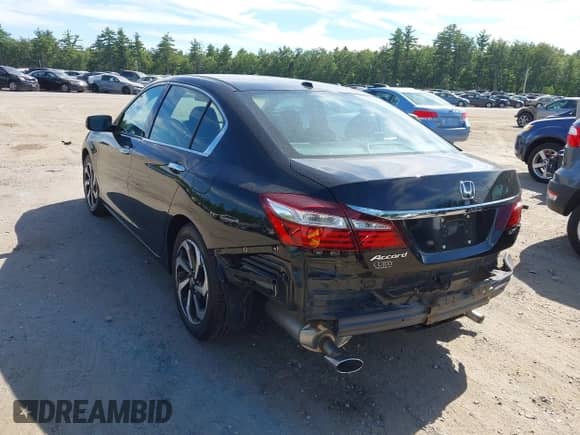 2017 Honda Accord EX-L z VIN 1HGCR3F85HA026926, wystawiony jako IAAI lot #42992664 z przebiegiem 53 747 mil mil oraz . Historia ofert i sprzedaży dostępna na DreamBid. Obrazek 3.