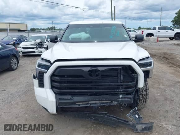 2024 Toyota Tundra SR5 with VIN 5TFLA5DA2RX149203, listed as a IAAI auction lot 42393778 with 22,750 mi miles and . Bid and sale history available at DreamBid. Image 12.
