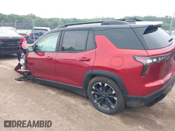 2025 Chevrolet Equinox AWD RS с VIN 3GNAXTEG6SL187359, выставлен на аукционе IAAI как лот 42477264 с пробегом 1 052 миль миль и . История ставок и продаж доступна на DreamBid. Изображение 3.