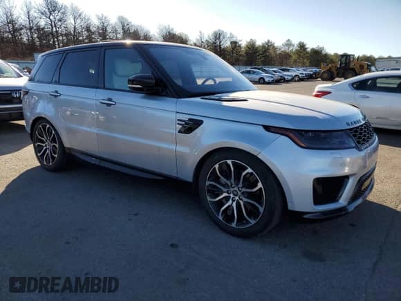 2021 Land Rover Range Rover Sport HSE Silver Edition with VIN SALWR2SUXMA750607, listed as a Copart auction lot 47806165 with 47,027 mi miles and Salvage title. Bid and sale history available at DreamBid. Image 4.
