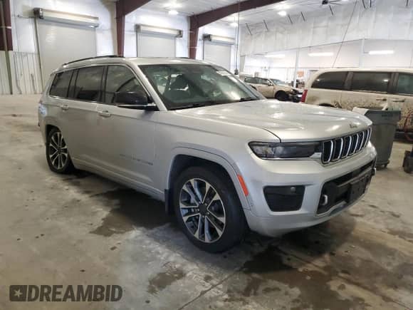 2023 Jeep Grand Cherokee Overland с VIN 1C4RJKDG8P8805067, выставлен на аукционе Copart как лот 47383225 с пробегом 34 778 миль миль и Списание • Salvage title. История ставок и продаж доступна на DreamBid. Изображение 4.