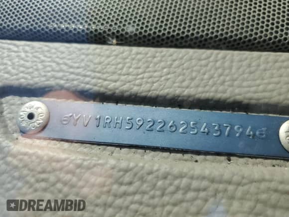 2006 Volvo S60 2.5L Turbo с VIN YV1RH592262543794, выставлен на аукционе Copart как лот 67575885 с пробегом 65 160 миль миль и Списание • Salvage title. История ставок и продаж доступна на DreamBid. Изображение 12.