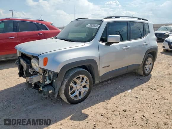 2018 Jeep Renegade Altitude with VIN ZACCJABB6JPH43174, listed as a Copart auction lot 70629605 with 91,135 mi miles and Salvage title. Bid and sale history available at DreamBid. Image 1.