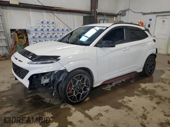 2023 Hyundai Kona с VIN KM8KH3AC3PU011357, выставлен на аукционе Copart как лот 61691585 с пробегом 39 639 миль миль и Списание • Salvage title. История ставок и продаж доступна на DreamBid. Изображение 1.