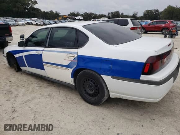2005 Chevrolet Impala Police Police with VIN 2G1WF55K659313642, listed as a Copart auction lot 46034475 with Not provided miles and Salvage title. Bid and sale history available at DreamBid. Image 2.