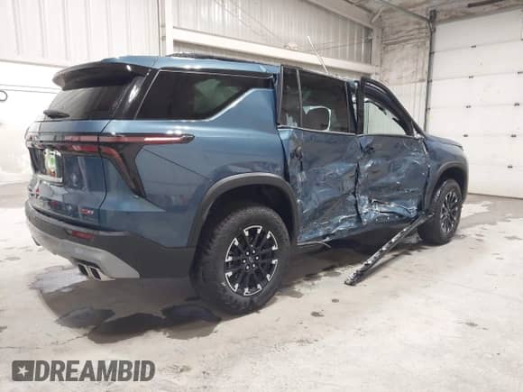 2025 Chevrolet Traverse AWD Z71 с VIN 1GNEVJRS6SJ225285, выставлен на аукционе IAAI как лот 42229309 с пробегом 831 миль миль и . История ставок и продаж доступна на DreamBid. Изображение 4.