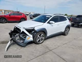 2019 Hyundai Kona Ultimate с VIN KM8K53A58KU383084, выставлен на аукционе Copart как лот 70753535 с пробегом 20 100 миль миль и Списание • Salvage title. История ставок и продаж доступна на DreamBid. Изображение 1.