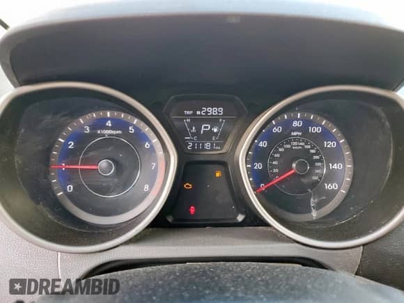 2016 Hyundai Elantra Value Edition with VIN KMHDH4AE6GU489949, listed as a Copart auction lot 70824155 with 211,181 mi miles and Salvage title. Bid and sale history available at DreamBid. Image 9.