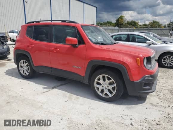 2018 Jeep Renegade Latitude with VIN ZACCJABB2JPH25285, listed as a Copart auction lot 84966515 with 112,206 mi miles and Salvage title. Bid and sale history available at DreamBid. Image 4.