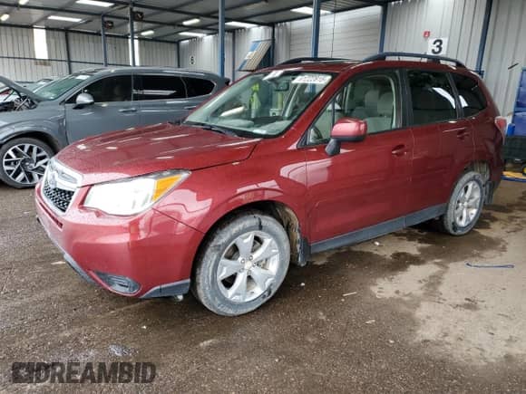 2015 Subaru Forester Premium с VIN JF2SJAFC4FH455796, выставлен на аукционе Copart как лот 81222815 с пробегом 179 771 миль миль и Списание • Salvage title. История ставок и продаж доступна на DreamBid. Изображение 1.