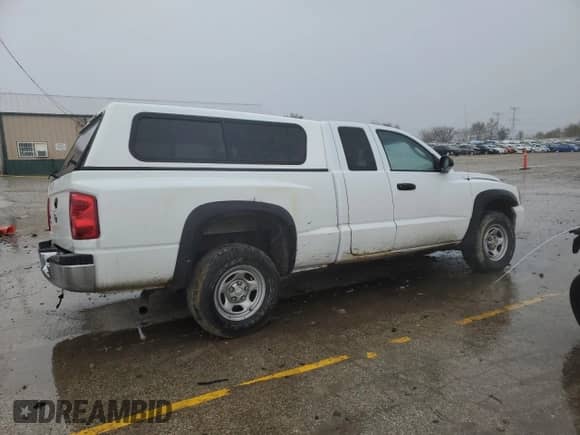 2006 Dodge Dakota ST with VIN 1D7HE22K46S689591, listed as a Copart auction lot 52387115 with Not provided miles and Salvage title. Bid and sale history available at DreamBid. Image 3.