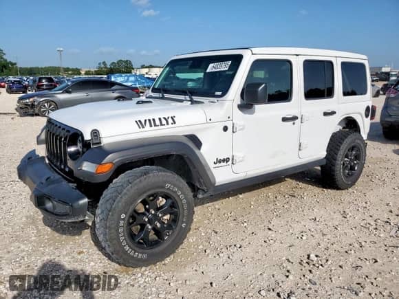 2023 Jeep Wrangler Sport S с VIN 1C4HJXDG5PW502753, выставлен на аукционе Copart как лот 64839795 с пробегом 52 018 миль миль и Чистый • Clean title. История ставок и продаж доступна на DreamBid. Изображение 1.