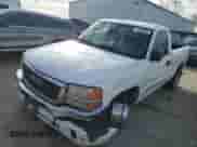 2005 GMC Sierra 1500 Work Truck with VIN 1GTEC14V45Z226490, listed as a Copart auction lot 45606305 with 205,203 mi miles and Salvage title. Bid and sale history available at DreamBid. Image 1.