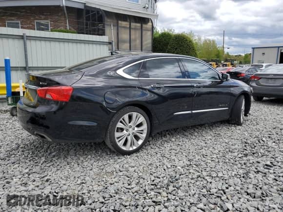 2017 Chevrolet Impala Premier with VIN 2G1145S34H9187573, listed as a Copart auction lot 53882845 with 132,885 mi miles and Salvage title. Bid and sale history available at DreamBid. Image 3.