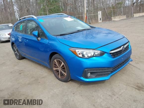 2021 Subaru Impreza Premium с VIN 4S3GTAV62M3706075, выставлен на аукционе IAAI как лот 41895563 с пробегом 182 911 миль миль и . История ставок и продаж доступна на DreamBid. Изображение 1.