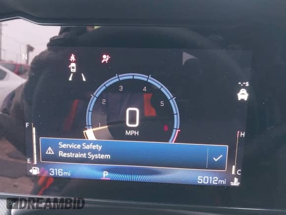 2025 Chevrolet TrailBlazer LS with VIN KL79MMSPXSB016904, listed as a IAAI auction lot 41460585 with 5,012 mi miles and . Bid and sale history available at DreamBid. Image 7.