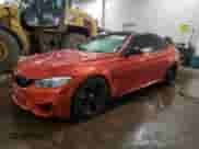 2015 BMW M3 z VIN WBS3C9C59FP804936, wystawiony jako Copart lot #87036694 z przebiegiem 92 518 mil mil oraz Nie do naprawy • Non repairable. Historia ofert i sprzedaży dostępna na DreamBid. Obrazek 1.