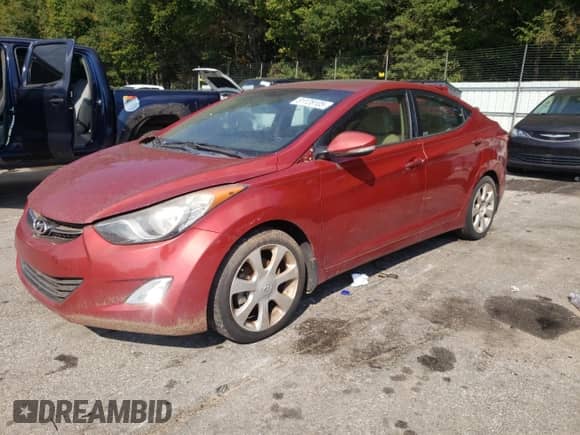 2013 Hyundai Elantra GLS с VIN KMHDH4AE0DU765666, выставлен на аукционе Copart как лот 81128105 с пробегом Не указан миль и Чистый • Clean title. История ставок и продаж доступна на DreamBid. Изображение 1.