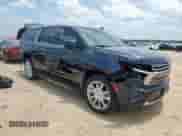 2021 Chevrolet Suburban High Country with VIN 1GNSKGKL6MR276002, listed as a Copart auction lot 57682825 with 67,706 mi miles and Salvage title. Bid and sale history available at DreamBid. Image 4.