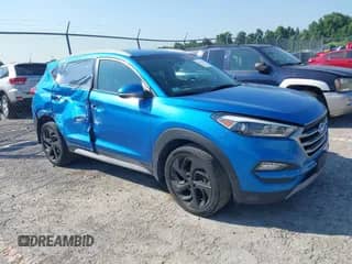 2018 Hyundai Tucson Sport with VIN KM8J3CAL1JU723786, listed as a IAAI auction lot 42555495 with 145,454 mi miles and . Bid and sale history available at DreamBid. Image 1.