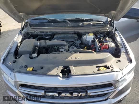 2019 Ram 1500 Tradesman z VIN 1C6RREGT5KN655634, wystawiony jako Copart lot #45756375 z przebiegiem 45 903 mil mil oraz Szkoda całkowita • Salvage title. Historia ofert i sprzedaży dostępna na DreamBid. Obrazek 11.