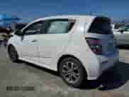 2018 Chevrolet Sonic LT with VIN 1G1JD6SG9J4101580, listed as a Copart auction lot 67150365 with 184,752 mi miles and Salvage title. Bid and sale history available at DreamBid. Image 2.