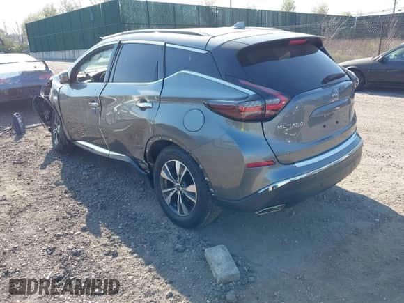 2024 Nissan Murano SV with VIN 5N1AZ2BSXRC119587, listed as a IAAI auction lot 42105764 with 6,411 mi miles and . Bid and sale history available at DreamBid. Image 3.