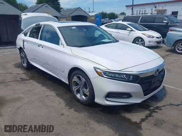 2019 Honda Accord EX-L с VIN 1HGCV1F54KA061955, выставлен на аукционе IAAI как лот 42645212 с пробегом 64 486 миль миль и . История ставок и продаж доступна на DreamBid. Изображение 1.