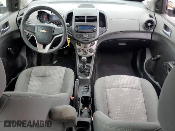 2012 Chevrolet Sonic LS with VIN 1G1JB6SH8C4111471, listed as a Copart auction lot 69838304 with Not provided miles and Salvage title. Bid and sale history available at DreamBid. Image 8.