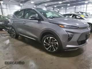 2022 Chevrolet Bolt EUV Premier with VIN 1G1FZ6S01N4107213, listed as a Copart auction lot 43612053 with 19,271 mi miles and . Bid and sale history available at DreamBid. Image 4.