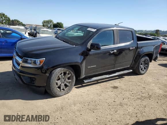 2017 Chevrolet Colorado 2WD LT with VIN 1GCGSCEA0H1223317, listed as a Copart auction lot 55885725 with 78,946 mi miles and Salvage title. Bid and sale history available at DreamBid. Image 1.