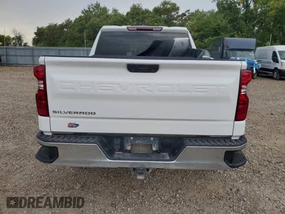 2021 Chevrolet Silverado 1500 Work Truck with VIN 3GCUYAEF6MG269053, listed as a Copart auction lot 80460515 with 61,174 mi miles and Salvage title. Bid and sale history available at DreamBid. Image 6.