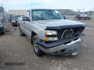 2005 Chevrolet Silverado 1500 Z71 with VIN 1GCEK14T15E212765, listed as a IAAI auction lot 41768185 with 57,697 mi miles and . Bid and sale history available at DreamBid. Image 1.