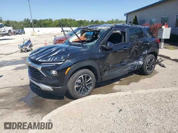 2024 Chevrolet TrailBlazer LT z VIN KL79MPS24RB045721, wystawiony jako Copart lot #70667165 z przebiegiem 14 313 mil mil oraz Nie do naprawy • Non repairable. Historia ofert i sprzedaży dostępna na DreamBid. Obrazek 1.