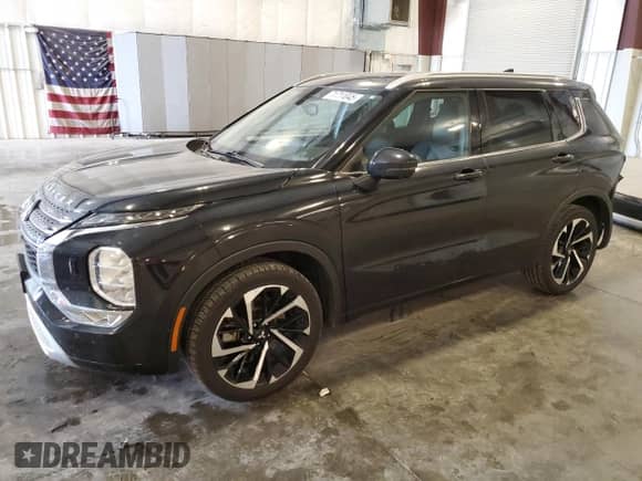 2022 Mitsubishi Outlander SEL with VIN JA4J4VA81NZ078598, listed as a Copart auction lot 71711045 with 53,739 mi miles and Salvage title. Bid and sale history available at DreamBid. Image 1.