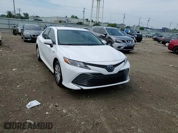 2019 Toyota Camry Hybrid LE with VIN 4T1B31HK9KU513198, listed as a Copart auction lot 64191885 with 59,693 mi miles and Salvage title. Bid and sale history available at DreamBid. Image 14.
