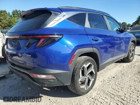 2023 Hyundai Tucson SEL with VIN 5NMJFCAE3PH184195, listed as a Copart auction lot 84235785 with 123,237 mi miles and Salvage title. Bid and sale history available at DreamBid. Image 3.