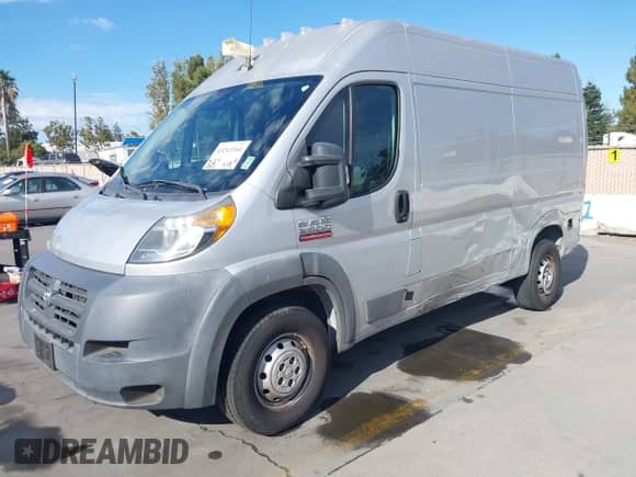 2016 Ram ProMaster Cargo with VIN 3C6TRVCG4GE129697, listed as a IAAI auction lot 43243360 with 93,507 mi miles and . Bid and sale history available at DreamBid. Image 2.