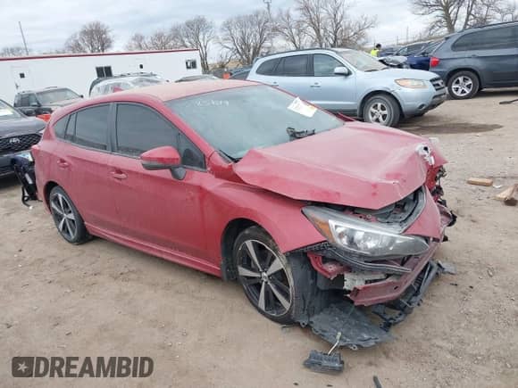 2018 Subaru Impreza Special Sports with VIN 4S3GTAK67J3718755, listed as a IAAI auction lot 41870079 with Not provided miles and . Bid and sale history available at DreamBid. Image 1.