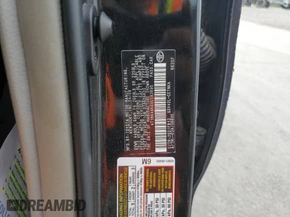 2009 Toyota Camry LE с VIN 4T1BK46K69U583890, выставлен на аукционе Copart как лот 71312375 с пробегом Не указан миль и Списание • Salvage title. История ставок и продаж доступна на DreamBid. Изображение 12.