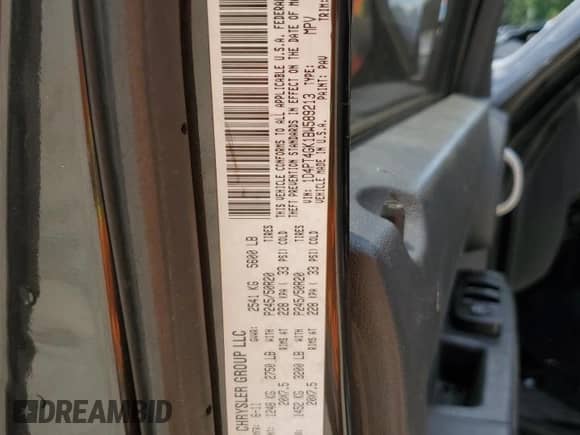 2011 Dodge Nitro Heat with VIN 1D4PT4GK1BW589213, listed as a Copart auction lot 58858565 with 202,844 mi miles and Salvage title. Bid and sale history available at DreamBid. Image 13.