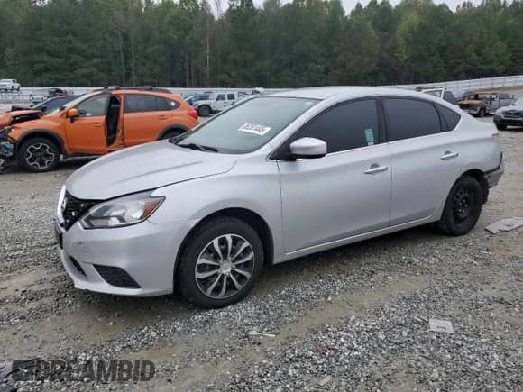 2017 Nissan Sentra SV with VIN 3N1AB7AP3HY261856, listed as a Copart auction lot 85351445 with 113,051 mi miles and Salvage title. Bid and sale history available at DreamBid. Image 1.
