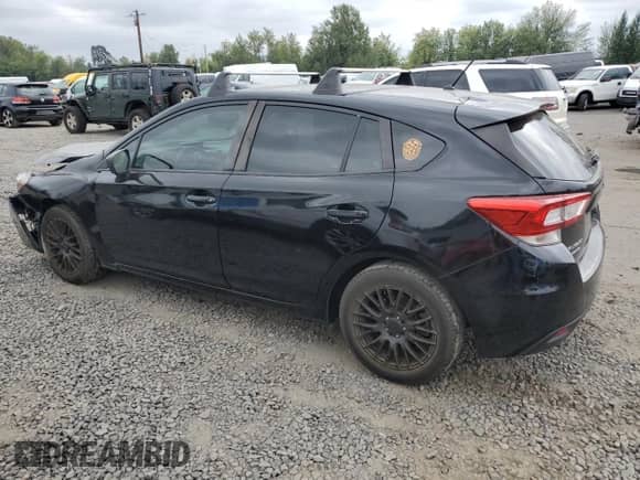 2017 Subaru Impreza with VIN 4S3GTAA69H1712477, listed as a Copart auction lot 72097255 with 80,226 mi miles and Salvage title. Bid and sale history available at DreamBid. Image 2.