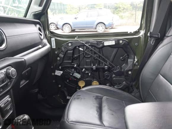 2023 Jeep Wrangler Sahara with VIN 1C4JJXP64PW684210, listed as a IAAI auction lot 42244388 with 23,622 mi miles and . Bid and sale history available at DreamBid. Image 19.