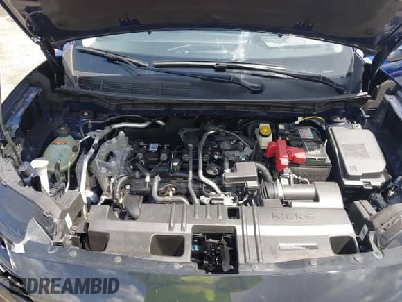 2025 Nissan Kicks SV with VIN 3N8AP6CA7SL356902, listed as a IAAI auction lot 42989694 with 17,140 mi miles and . Bid and sale history available at DreamBid. Image 10.