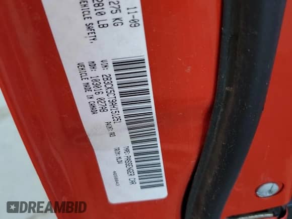 2010 Dodge Charger R/T with VIN 2B3CK5CT9AH151251, listed as a Copart auction lot 72762464 with 129,077 mi miles and Clean title. Bid and sale history available at DreamBid. Image 12.