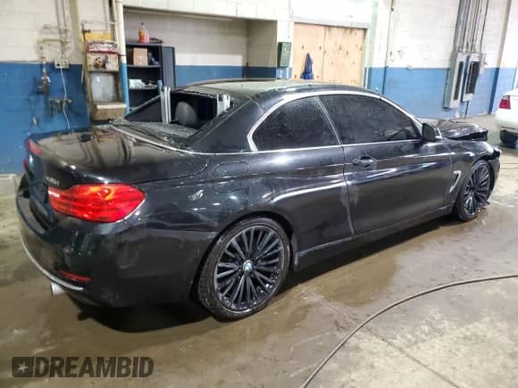 2015 BMW 4 Series 435i with VIN WBA3T3C52FP739087, listed as a Copart auction lot 50950165 with 97,401 mi miles and Clean title. Bid and sale history available at DreamBid. Image 3.