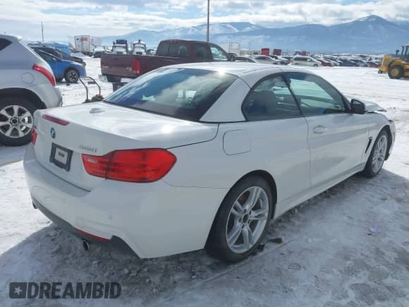 2016 BMW 4 Series 435i xDrive with VIN WBA3T7C52G5A37374, listed as a IAAI auction lot 41583597 with Not provided miles and . Bid and sale history available at DreamBid. Image 4.