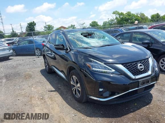 2023 Nissan Murano SV with VIN 5N1AZ2BS2PC141399, listed as a IAAI auction lot 42662712 with 43,971 mi miles and . Bid and sale history available at DreamBid. Image 1.